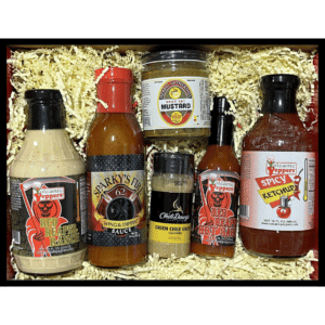 Nebraska hot sauce gift basket
