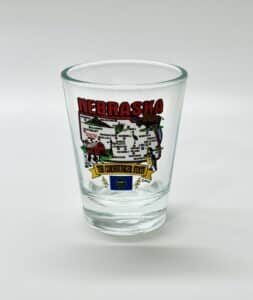 Nebraska souvenir shot glass