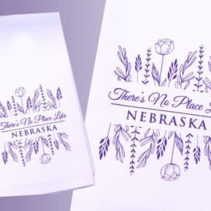 Kitchen Towel There's No Place Like Nebraska
