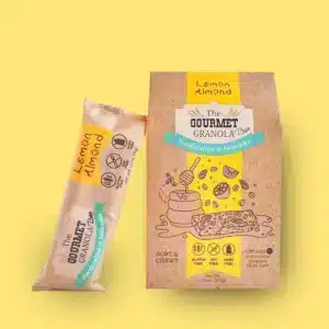 The Gourmet Granola Lemon Almond Bars 6 Pack