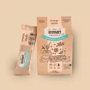 The Gourmet Granola Orange Vanilla Bars 6 Pack