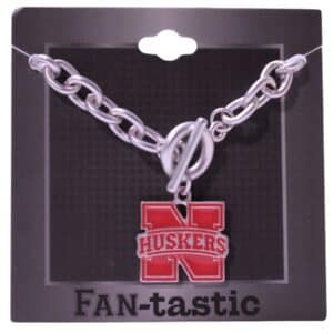 FAN-tastic Huskers Toggle Bracelet