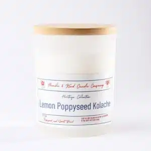 Humble and Kind Candle Lemon Poppyseed Kolache