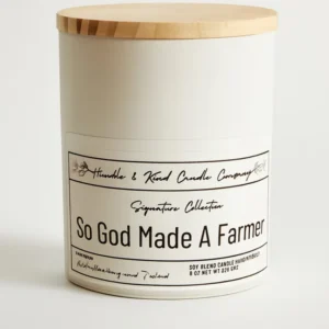 Humble and Kind Candle So God Made A Farmer